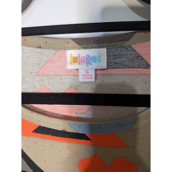 LulaRoe Disney Carly Swing Dress SZ S Mickey Mouse Silhouettes Chest SZ 36" EUC - Picture 2 of 5